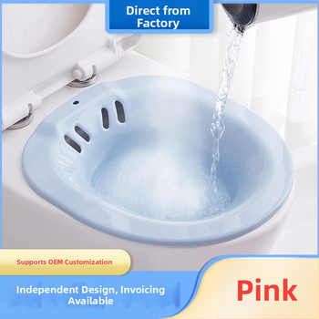 Yijia plastikinė sėdimoji vonelė suaugusiems – be lenkimosi, skirta hemorojų priežiūrai ir po gimdymo