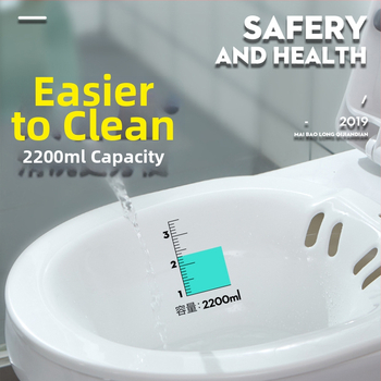 Yijia plastikinė sėdimoji vonelė suaugusiems – be lenkimosi, skirta hemorojų priežiūrai ir po gimdymo