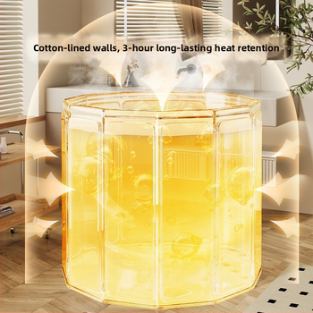 Sulankstomas vonios kibiras iš tarpaulin medžiagos suaugusiems – viso kūno maudynės