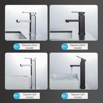 Umývadlový batéri do kúpeľne – meďné telo, keramický disk ventilu, povrch pečený náterom, špirálové otvorenie, jednospojový systém