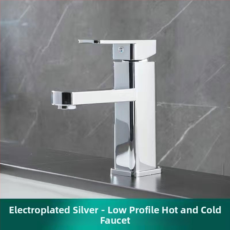 Umývadlový batéri do kúpeľne – meďné telo, keramický disk ventilu, povrch pečený náterom, špirálové otvorenie, jednospojový systém