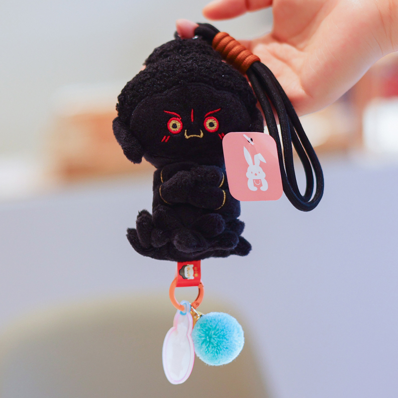 Plyšová hračka: Malý Budha s lotosom, postava, výplň PP bavlna, látka plyš, pre vek 14+