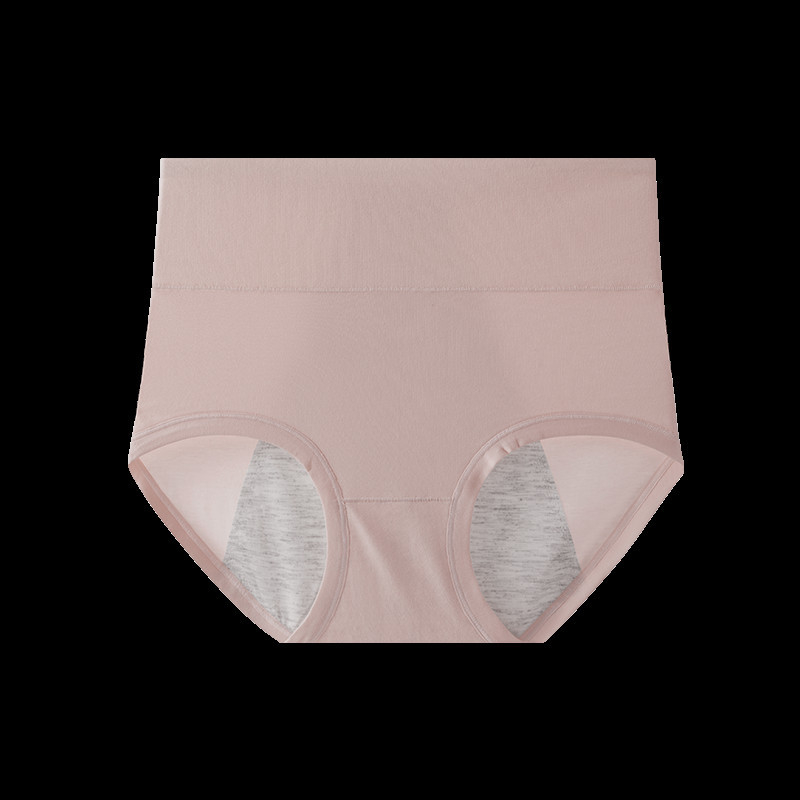 Ženské nohavičky s vysokým pásom, 100% bavlna, priedušné, antibakteriálne, predĺžený rozkrok, proti úniku