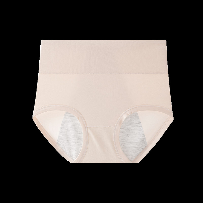 Ženské nohavičky s vysokým pásom, 100% bavlna, priedušné, antibakteriálne, predĺžený rozkrok, proti úniku