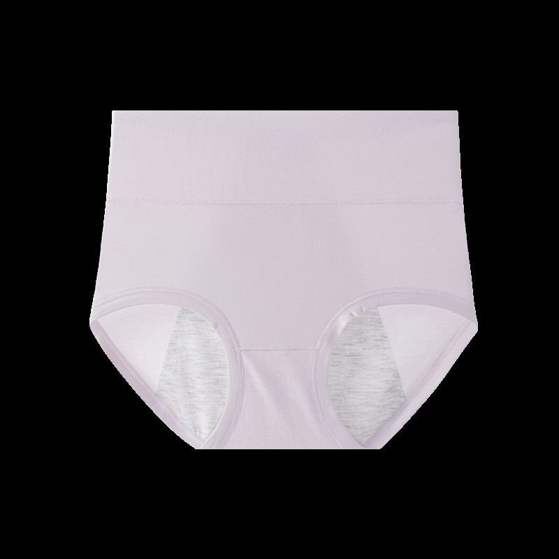 Ženské nohavičky s vysokým pásom, 100% bavlna, priedušné, antibakteriálne, predĺžený rozkrok, proti úniku