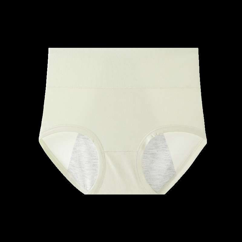 Ženské nohavičky s vysokým pásom, 100% bavlna, priedušné, antibakteriálne, predĺžený rozkrok, proti úniku