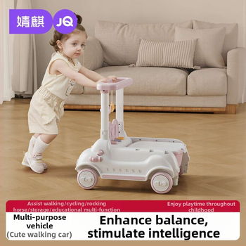 Detská ťahacia hračka na učenie chôdze, JOYNCLEON, plast, pre vek 0-3 rokov, viacfunkčný sprievodca chôdze (Značka JOYNCLEON; Materiál Plast; Vek 0–3)