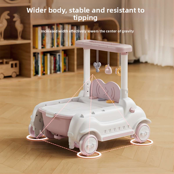 Detská ťahacia hračka na učenie chôdze, JOYNCLEON, plast, pre vek 0-3 rokov, viacfunkčný sprievodca chôdze (Značka JOYNCLEON; Materiál Plast; Vek 0–3)