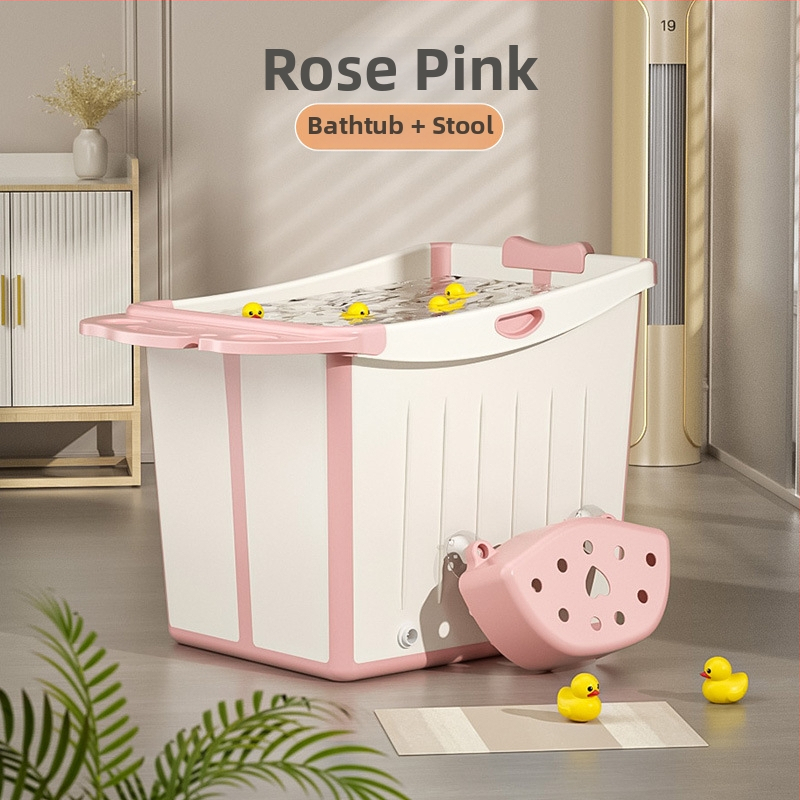 Belle Love sulankstomas vonios kibiras vaikams, plastmasė, sulankstomas dizainas, maudynėms