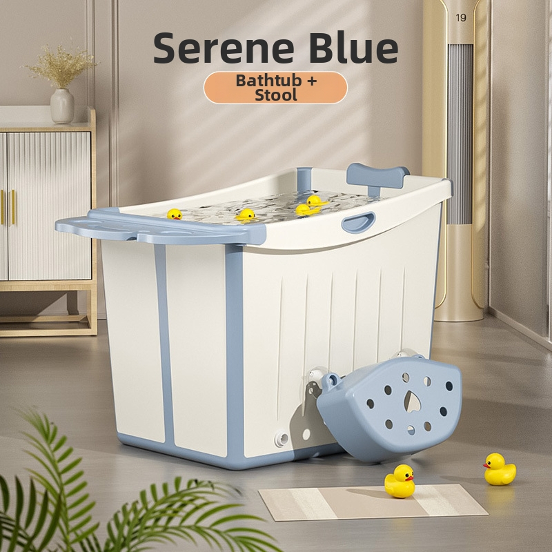 Belle Love sulankstomas vonios kibiras vaikams, plastmasė, sulankstomas dizainas, maudynėms