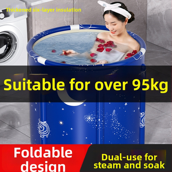 Hrubšie skladacie kyblík na kúpanie z nylonu pre dospelých – domáce použitie