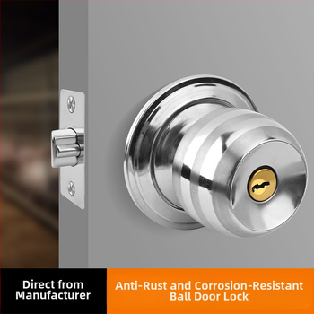 Guličkový zámok dverí, z nehrdzavejúcej ocele, model 5831, univerzálne použitie pre vnútorné drevené dvere