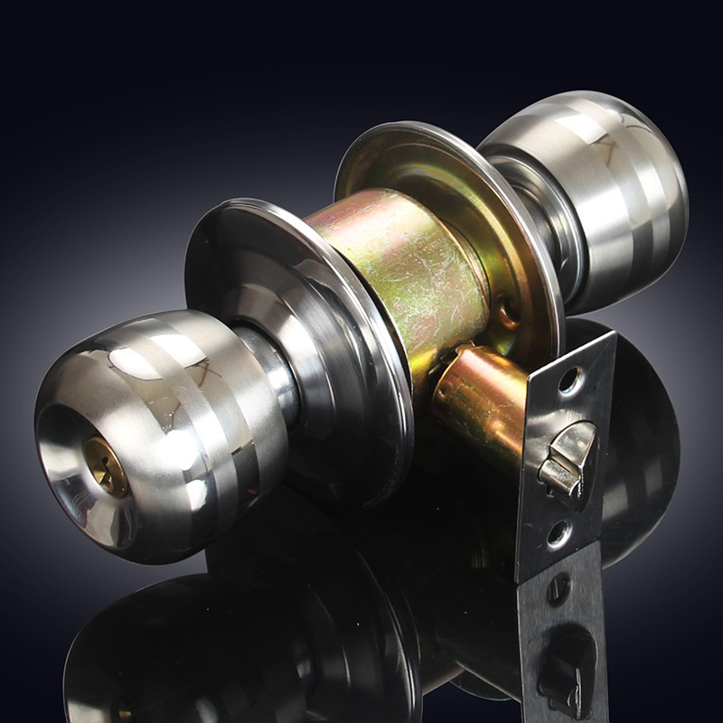 Guličkový zámok dverí, z nehrdzavejúcej ocele, model 5831, univerzálne použitie pre vnútorné drevené dvere