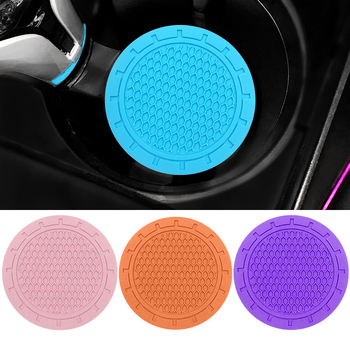 Automobilová podložka pod pohár z PVC s bunkovou štruktúrou, potlačené logo Haoli, protišmyková