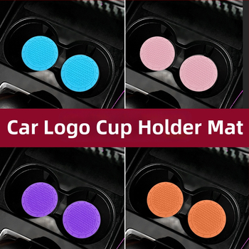 Automobilová podložka pod pohár z PVC s bunkovou štruktúrou, potlačené logo Haoli, protišmyková