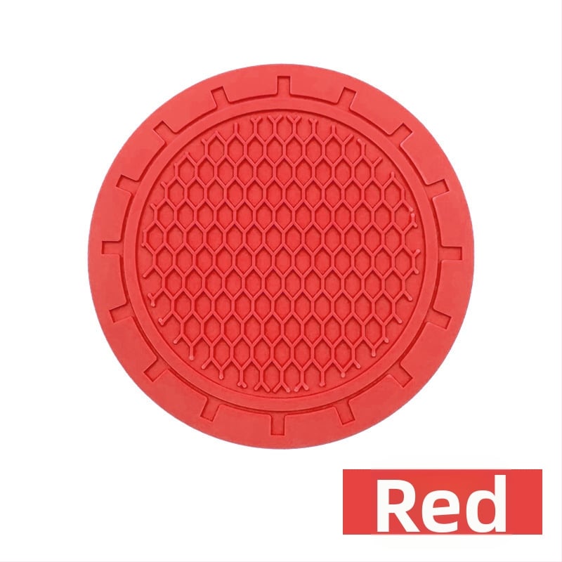 Automobilová podložka pod pohár z PVC s bunkovou štruktúrou, potlačené logo Haoli, protišmyková