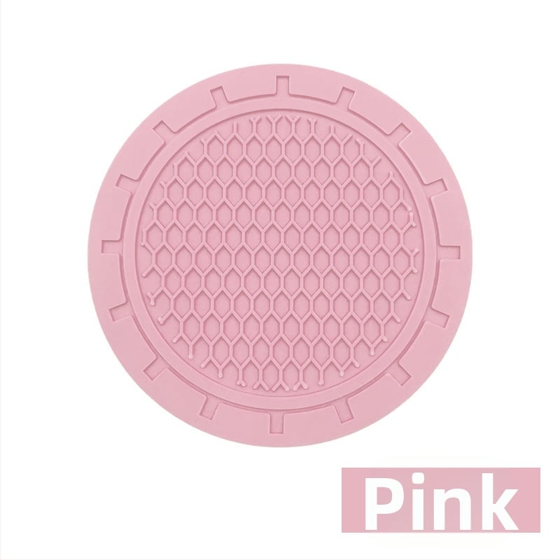 Automobilová podložka pod pohár z PVC s bunkovou štruktúrou, potlačené logo Haoli, protišmyková