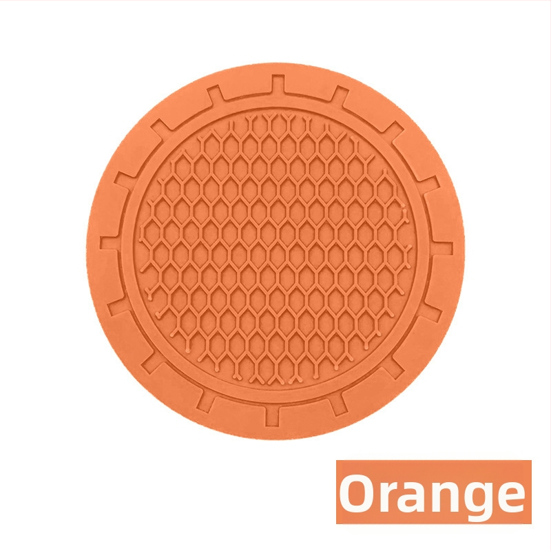 Automobilová podložka pod pohár z PVC s bunkovou štruktúrou, potlačené logo Haoli, protišmyková