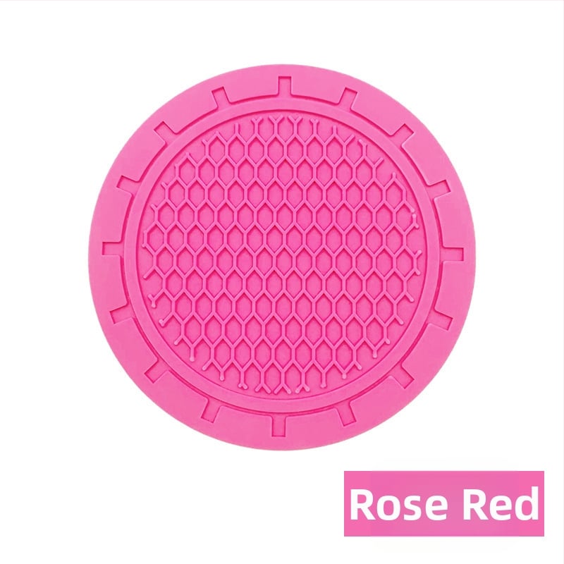 Automobilová podložka pod pohár z PVC s bunkovou štruktúrou, potlačené logo Haoli, protišmyková