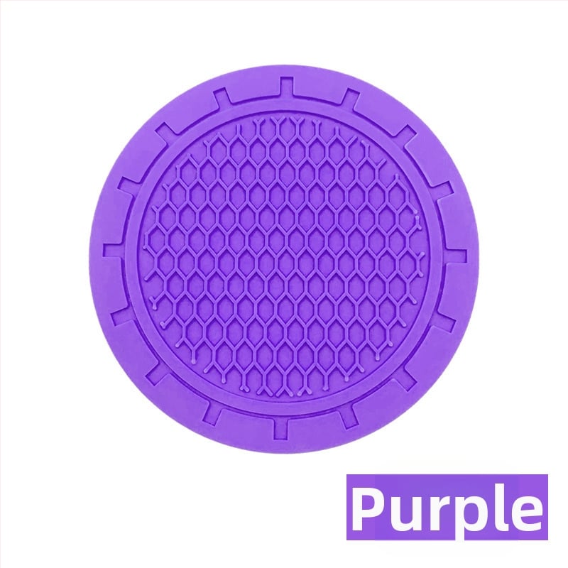 Automobilová podložka pod pohár z PVC s bunkovou štruktúrou, potlačené logo Haoli, protišmyková