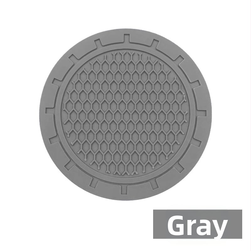 Automobilová podložka pod pohár z PVC s bunkovou štruktúrou, potlačené logo Haoli, protišmyková