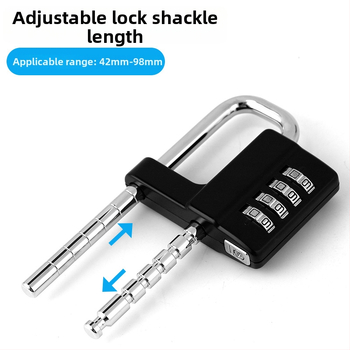 Parooliga lukk jõusaali kappide jaoks, tõmbuva pikkusega varrega; mudel NF-6310; materjal: tsink-segu. lukustuse varre paksus: 7; vardade vahe: 20.