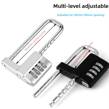 Parooliga lukk jõusaali kappide jaoks, tõmbuva pikkusega varrega; mudel NF-6310; materjal: tsink-segu. lukustuse varre paksus: 7; vardade vahe: 20.