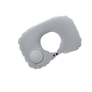 U tvarovaná nafukovacia vankúš na krk – univerzálny, Qianchuan A3257, vzduchové plnenie, flokovaná tkanina