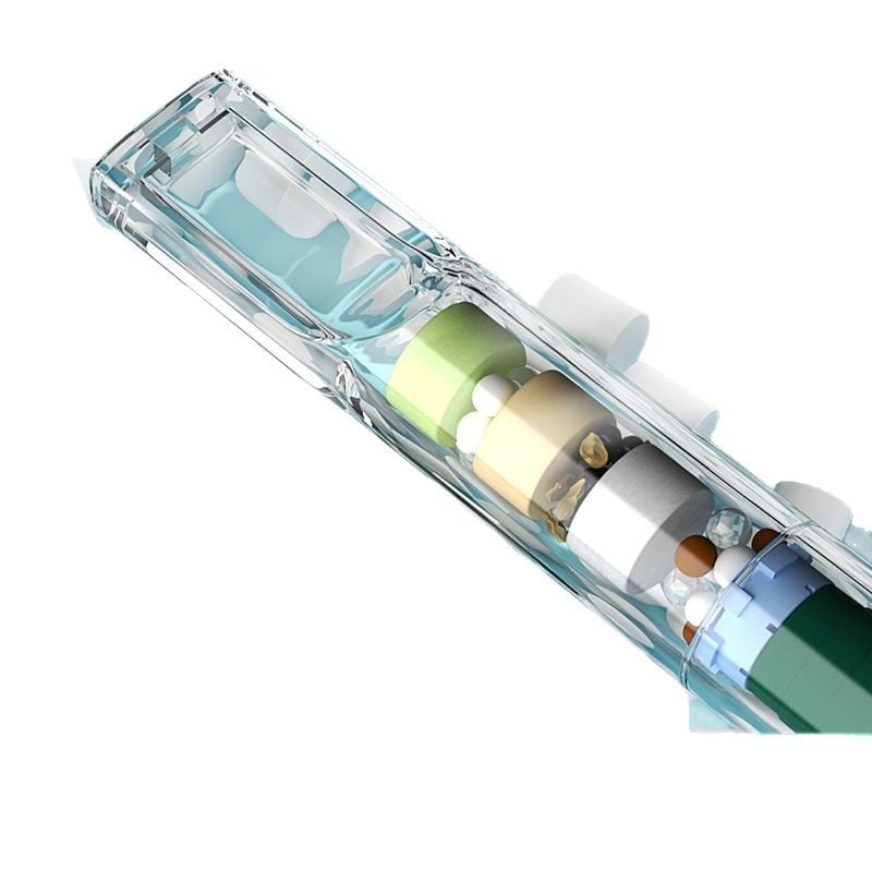 Jednorazový plastový držiak filtra na cigarety so štyrmi režimami filtrácie (hrubé/stredné/jemné), tlač loga, balenie 100 kusov