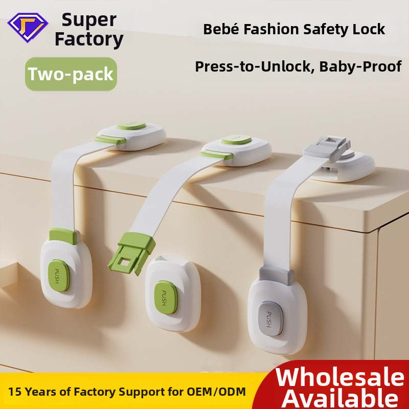 Bezpečnostná zámka na zásuvky a skrinky – ochrana pre deti pre zásuvky, dvierka skrinky, chladničku, toaletu