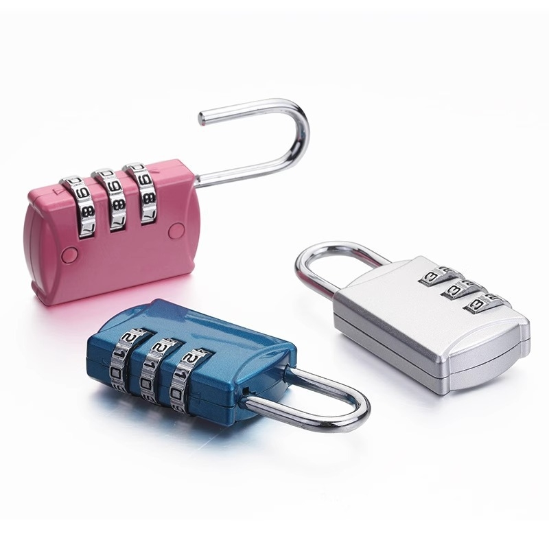 Kombinačný visací zámok zo zinkovej zliatiny, číselný zámok – všeobecné použitie doma, internát, batožina a skrine (moderný minimalistický štýl)