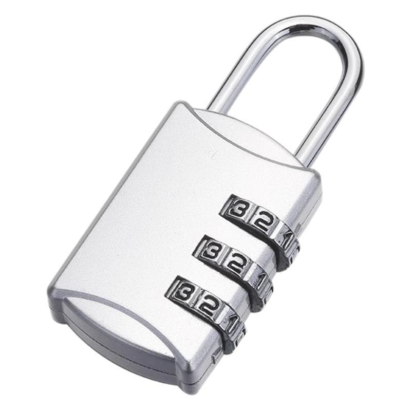 Kombinačný visací zámok zo zinkovej zliatiny, číselný zámok – všeobecné použitie doma, internát, batožina a skrine (moderný minimalistický štýl)