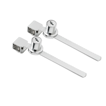 Zámok pre posuvné dvere a okná - model 328/318; zinkový zliatok; Gao Yi Hardware; vhodný pre posuvné dvere, okná, výstavné skrinky a písacie stoly.