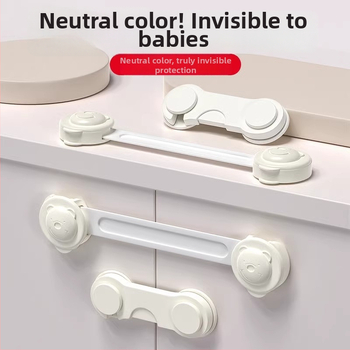Detská bezpečnostná zámka na zásuvky a dvierka skriniek – zabraňuje otvoreniu a prisatiu prstov (Model: Štandardný; Materiál: Štandardný; Číslo produktu: TTT1004011987; Štýl: Moderný minimalistický)