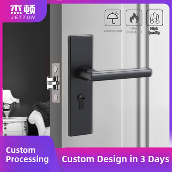 Dverová kľučka so zámkom – Zinková zliatina, moderný minimalistický dizajn, model 1, spracovanie na objednávku