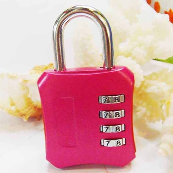 Zinková zliatina kombinovaný zámok – Model 007, zámok s heslom, 7 mm hrúbka ramena, 20 mm rozstup ramien, moderný dizajn pre batožinu a skrinky