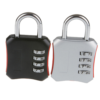 Zinková zliatina kombinovaný zámok – Model 007, zámok s heslom, 7 mm hrúbka ramena, 20 mm rozstup ramien, moderný dizajn pre batožinu a skrinky