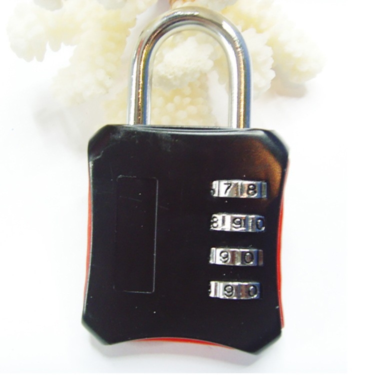 Zinková zliatina kombinovaný zámok – Model 007, zámok s heslom, 7 mm hrúbka ramena, 20 mm rozstup ramien, moderný dizajn pre batožinu a skrinky