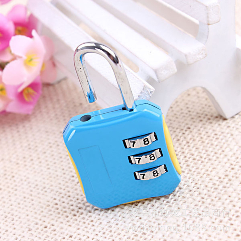 Zinková zliatina kombinovaný zámok – Model 007, zámok s heslom, 7 mm hrúbka ramena, 20 mm rozstup ramien, moderný dizajn pre batožinu a skrinky