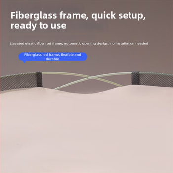 Posteľová sieť proti komárom, štýl mongolskej jurty, bez montáže, skladacia, s dvojitými dverami, z vlákna skleného