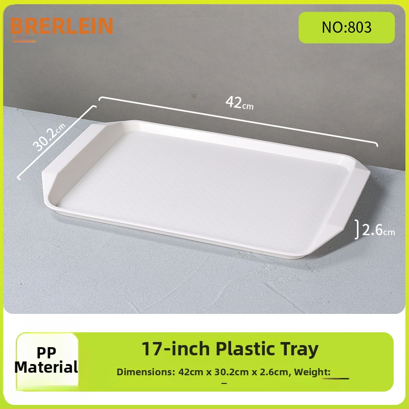 Belleren melamínový podnos obdĺžnikového tvaru, moderný štýl, potlačené logo, možnosť prispôsobenia