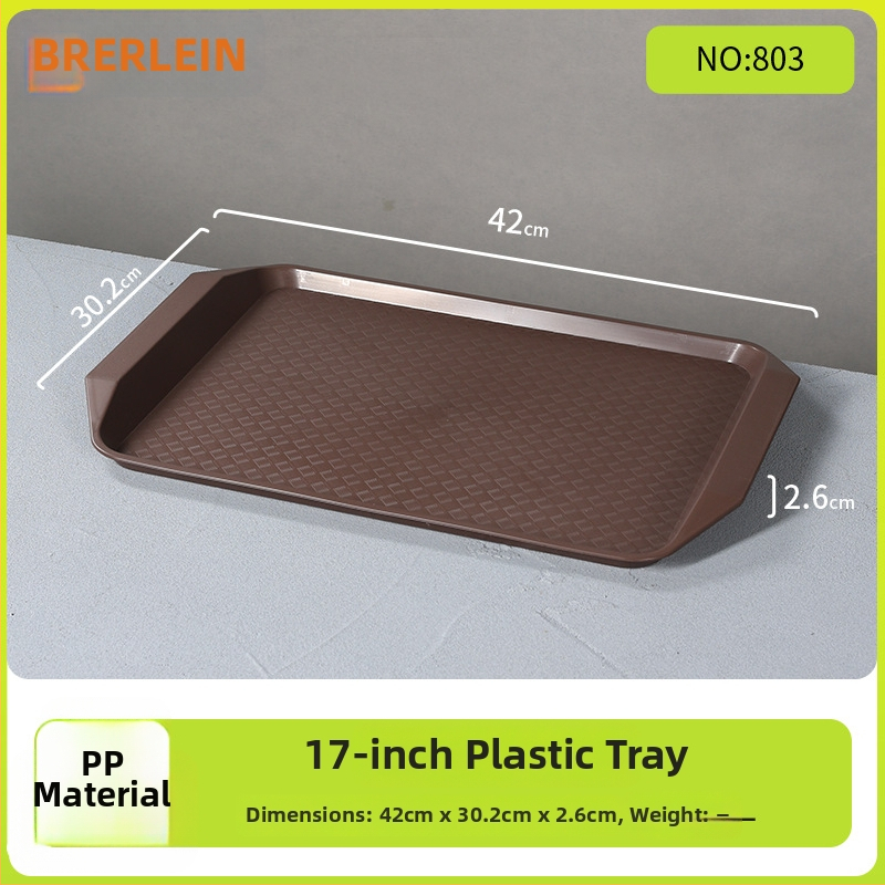 Belleren melamínový podnos obdĺžnikového tvaru, moderný štýl, potlačené logo, možnosť prispôsobenia