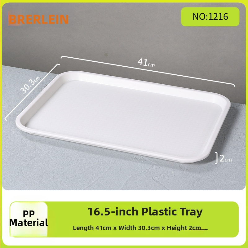 Belleren melamínový podnos obdĺžnikového tvaru, moderný štýl, potlačené logo, možnosť prispôsobenia