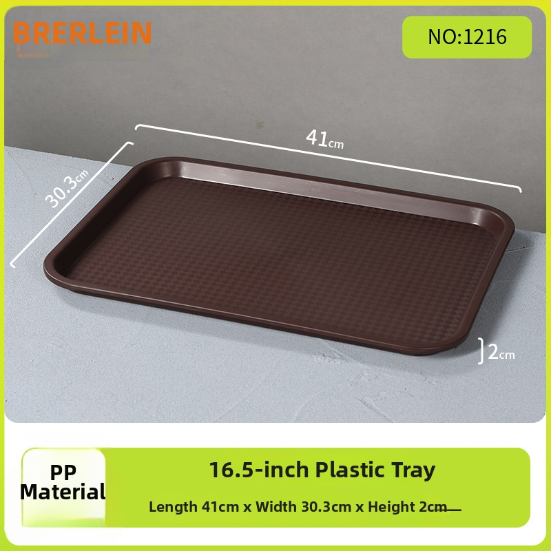 Belleren melamínový podnos obdĺžnikového tvaru, moderný štýl, potlačené logo, možnosť prispôsobenia