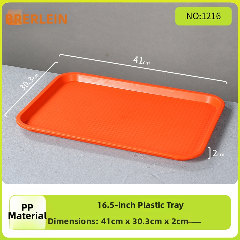 Belleren melamínový podnos obdĺžnikového tvaru, moderný štýl, potlačené logo, možnosť prispôsobenia