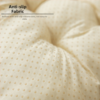 Protizmyslová sedacia podložka na stoličku – plyšový materiál, výplň PP bavlna, vzor roztomilých zvierat, moderný minimalistický štýl