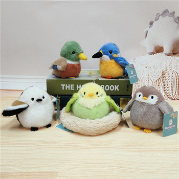 Love so much plyšová vtáčia bábika – krátky plyš, PP bavlna výplň, vhodné pre vek 7–14 rokov