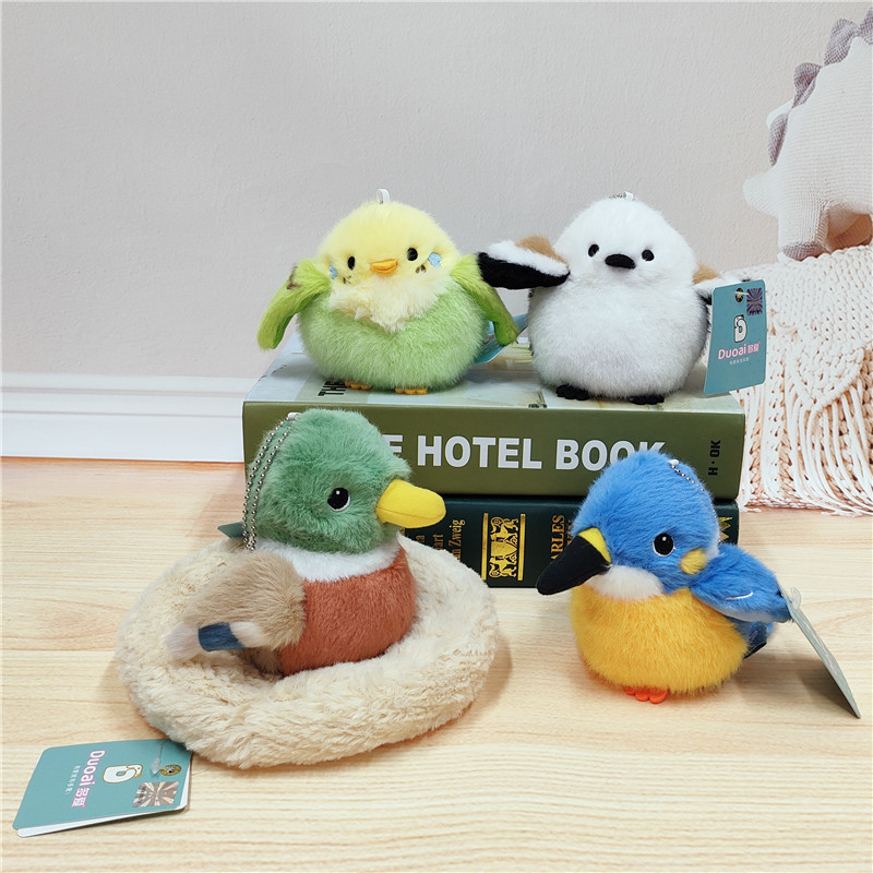 Love so much plyšová vtáčia bábika – krátky plyš, PP bavlna výplň, vhodné pre vek 7–14 rokov