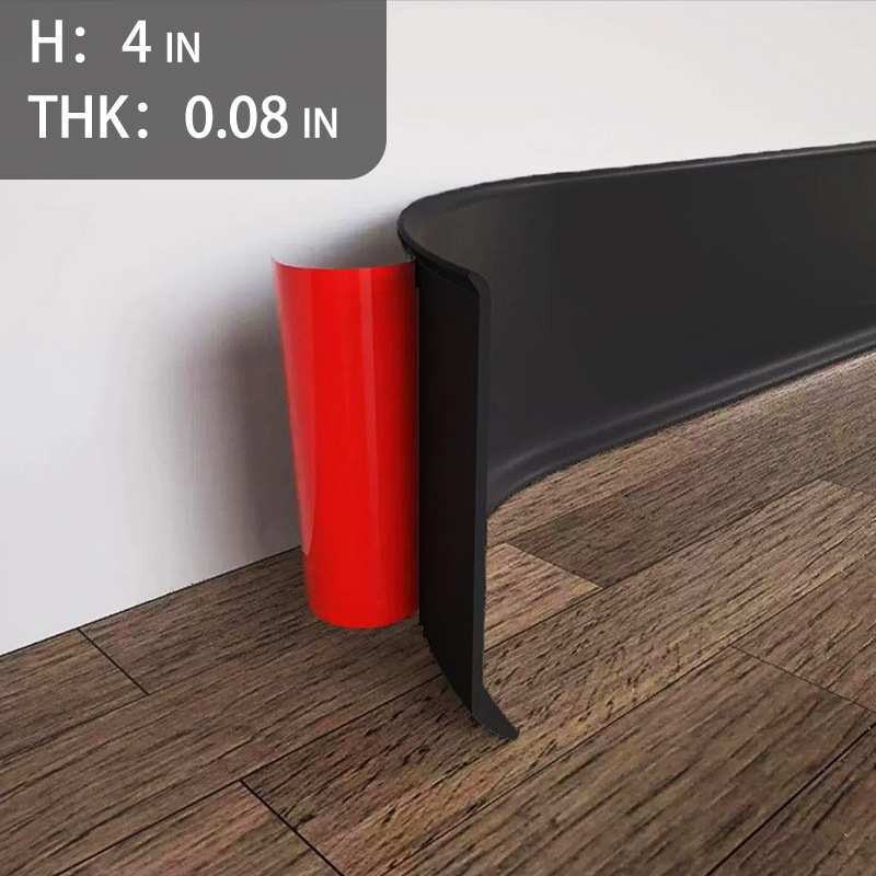 Samolepiaci PVC rohový profil, vodotesný, plochý/moderný štýl, modely L50, L80, L100