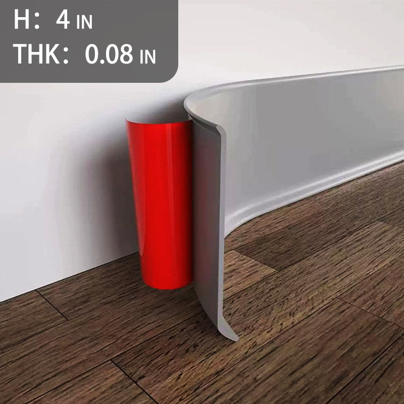 Samolepiaci PVC rohový profil, vodotesný, plochý/moderný štýl, modely L50, L80, L100